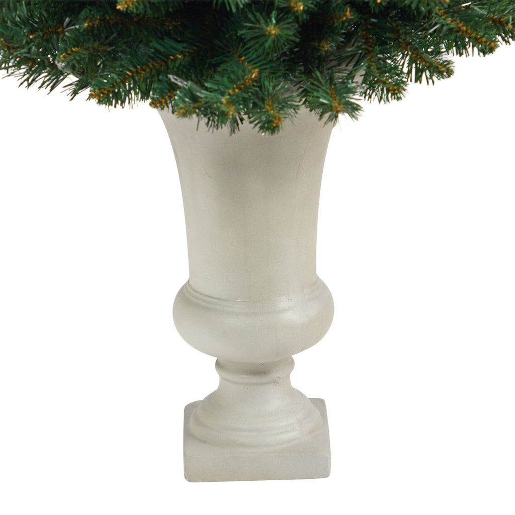 3.5' Northern Rocky Spruce Artificial Christmas Tree w/ 50 Clear Lights