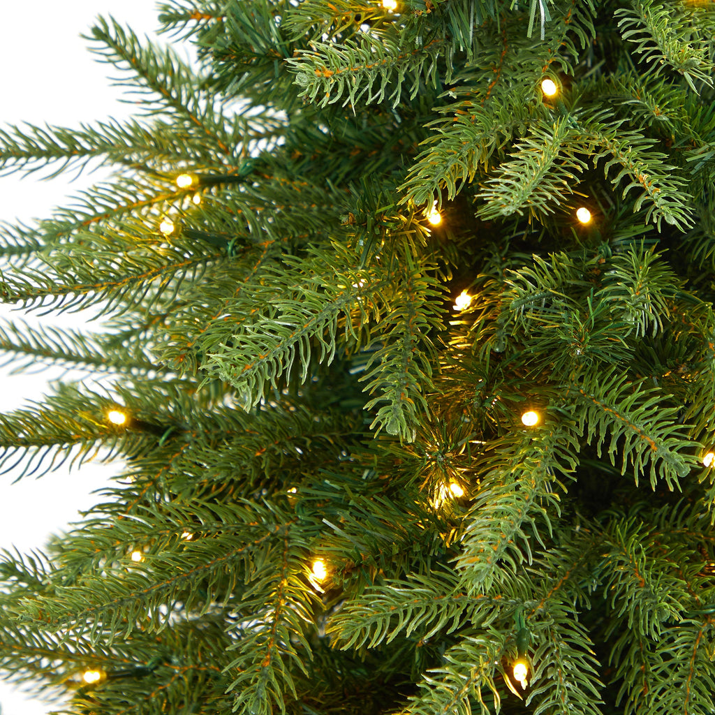 57' Vancouver Fir 'Natural Look' Artificial Christmas Tree w/ 250 Clear LED