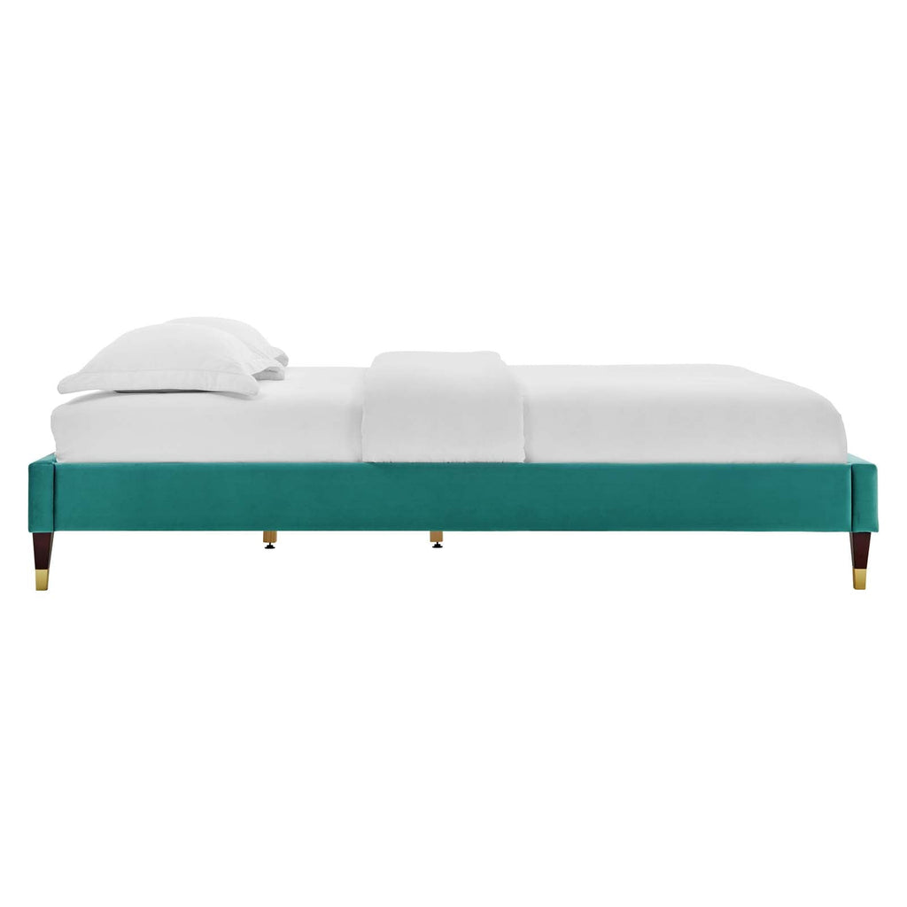 Harlow Performance Velvet Full Platform Bed Frame by Modway