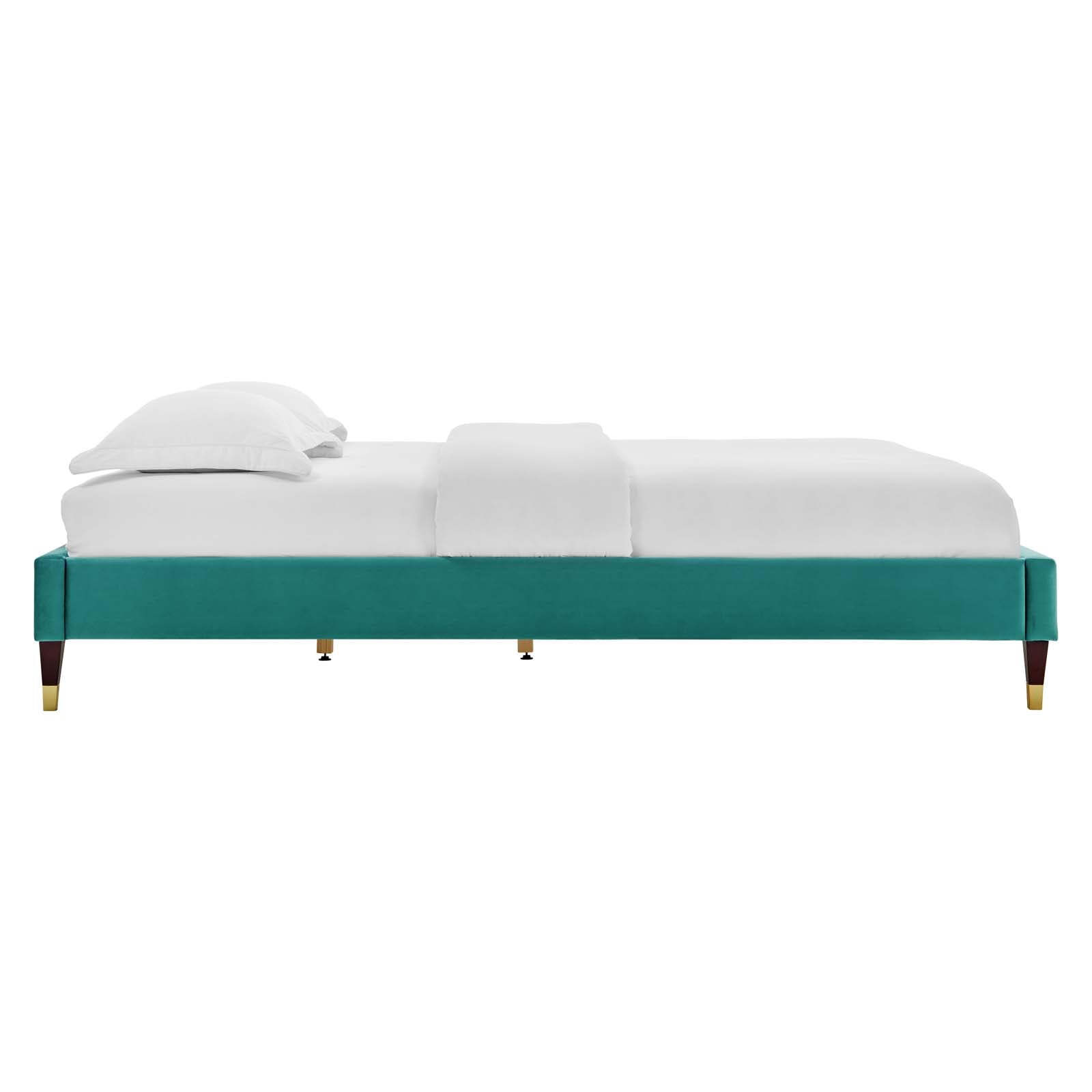 Harlow Performance Velvet Full Platform Bed Frame by Modway