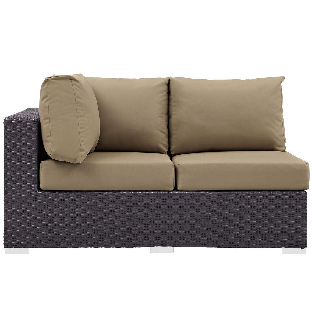 Convene Outdoor Patio Left Arm Loveseat by Modway