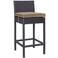 Convene Outdoor Patio Fabric Bar Stool by Modway