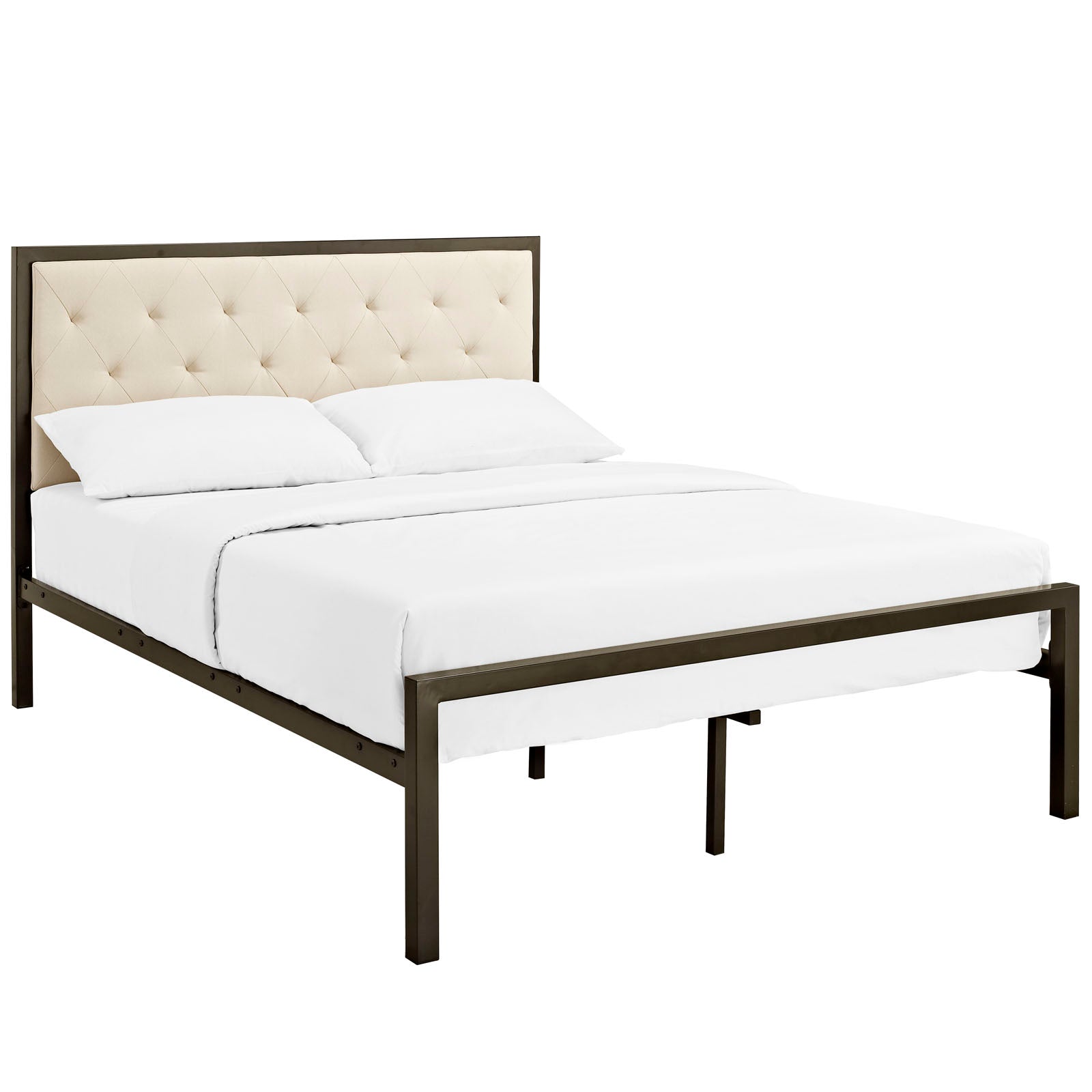 Mia Fabric Full Bed by Modway