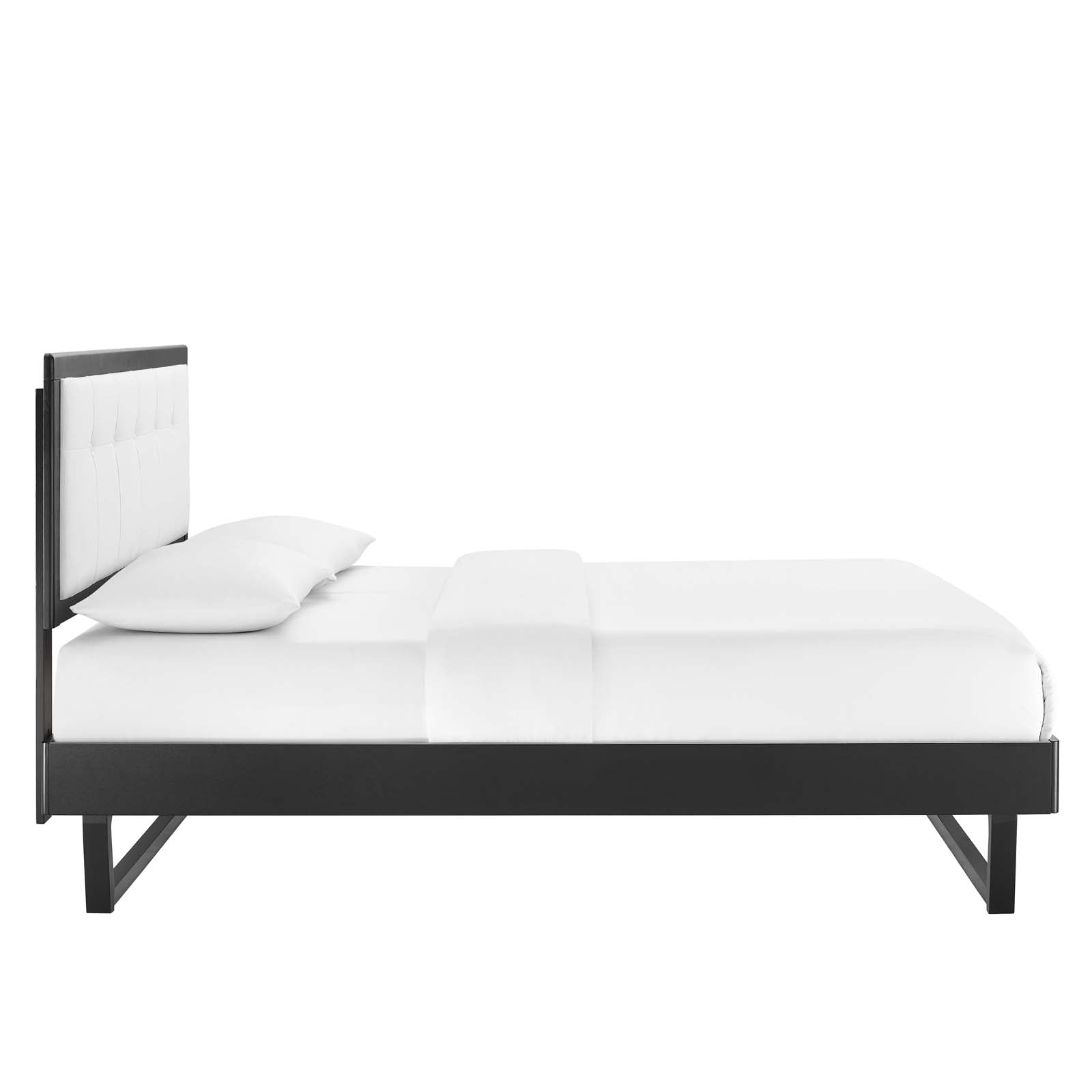 Willow Wood Full Platform Bed With Angular Frame by Modway