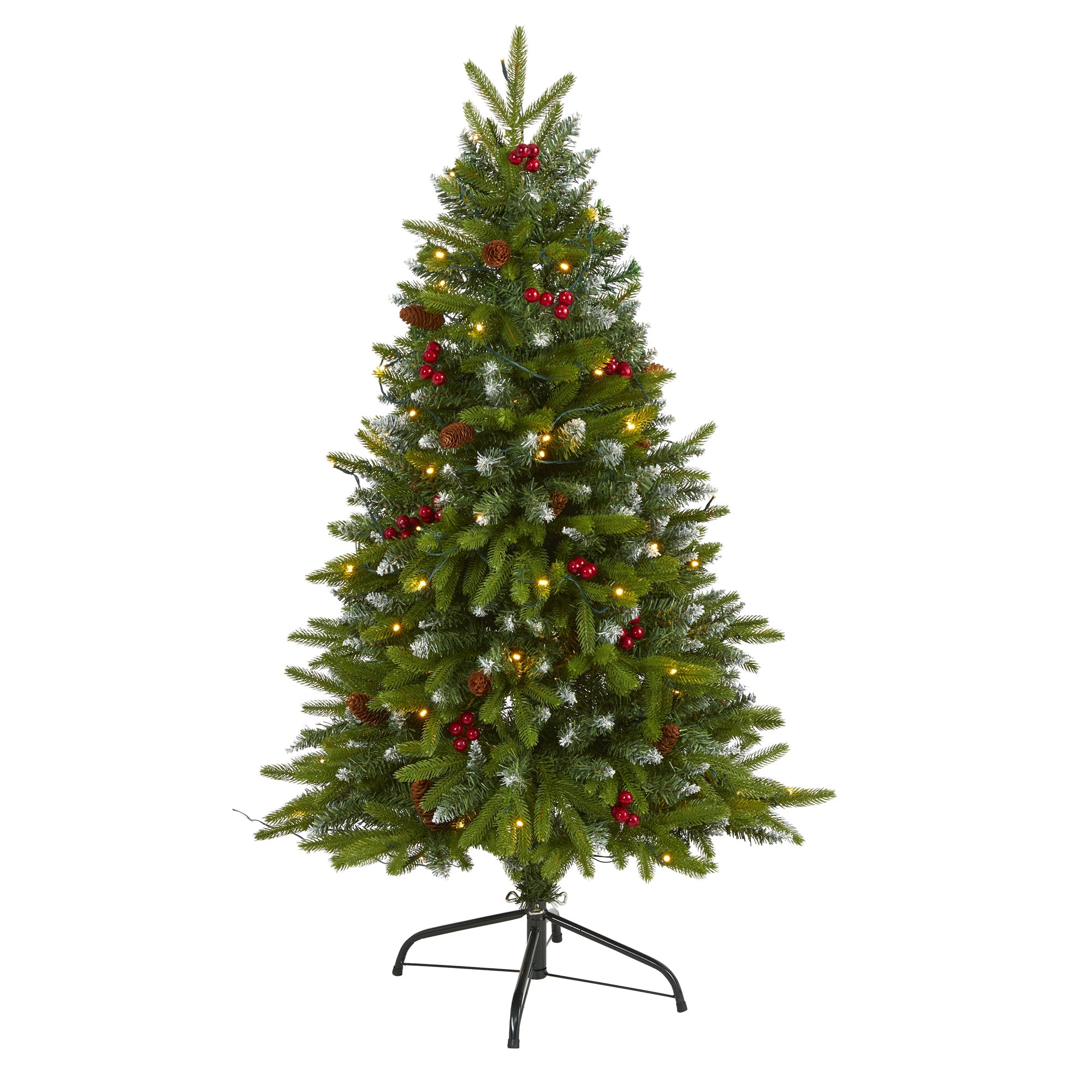 4' Snow Tipped Portland Spruce Artificial Christmas Tree