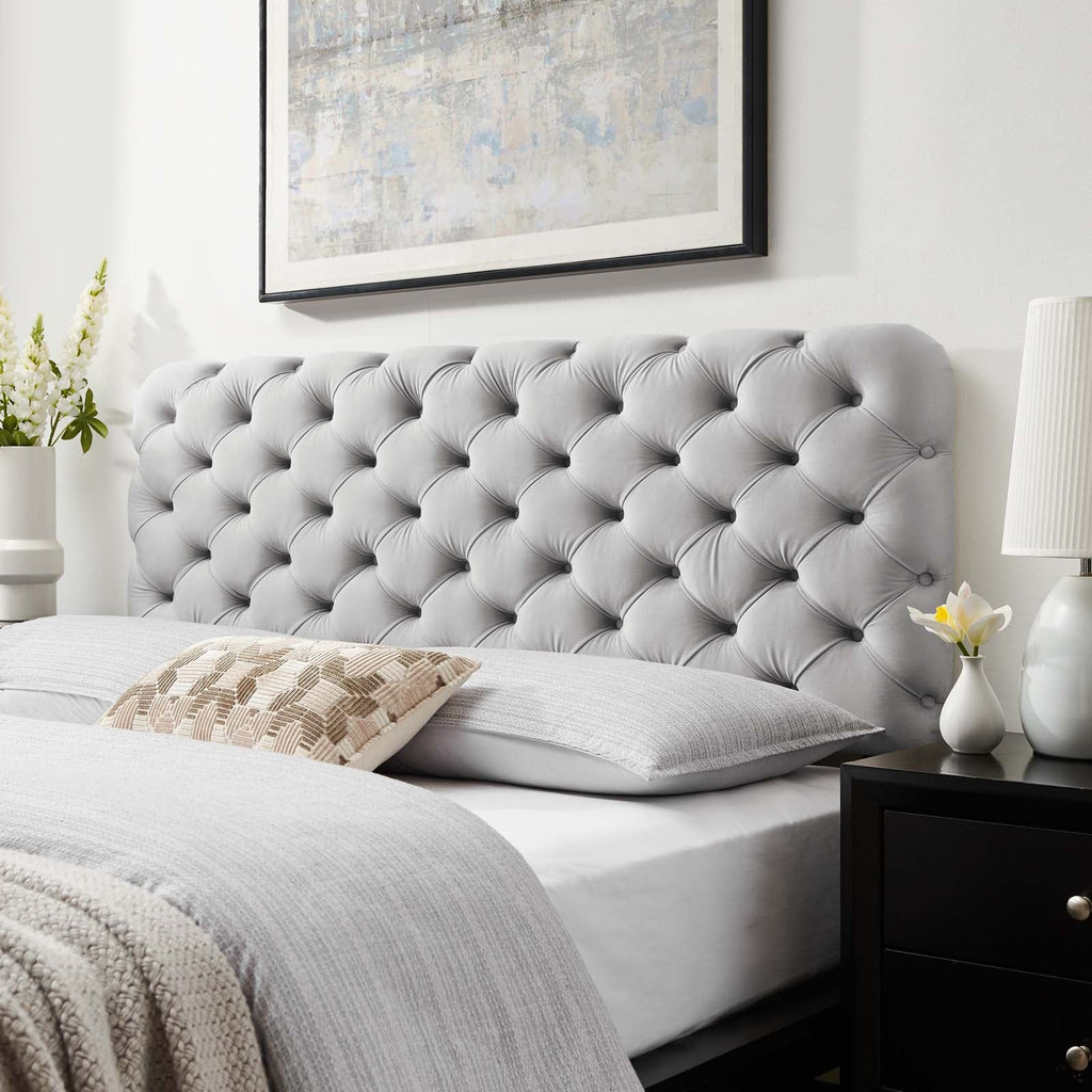 Lizzy Tufted Performance Velvet Full/QueenHeadboard by Modway
