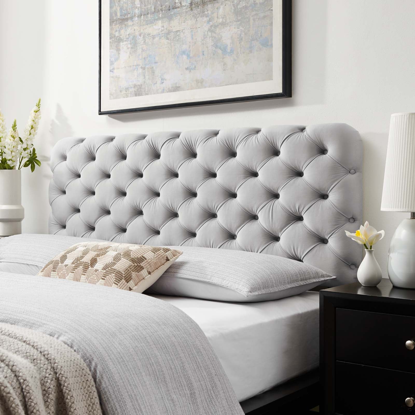 Lizzy Tufted Performance Velvet Full/QueenHeadboard by Modway