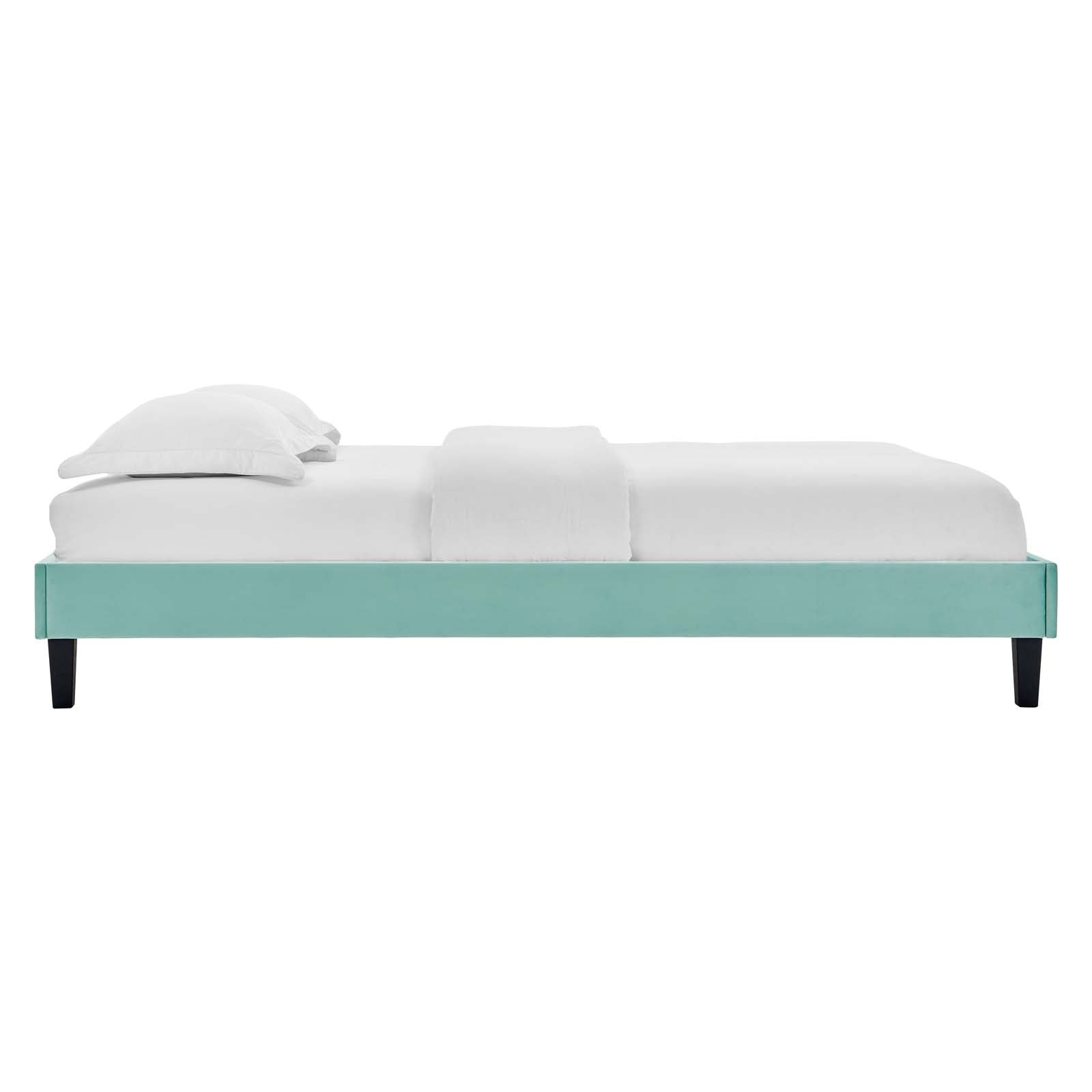 Reign Performance Velvet Full Platform Bed Frame by Modway
