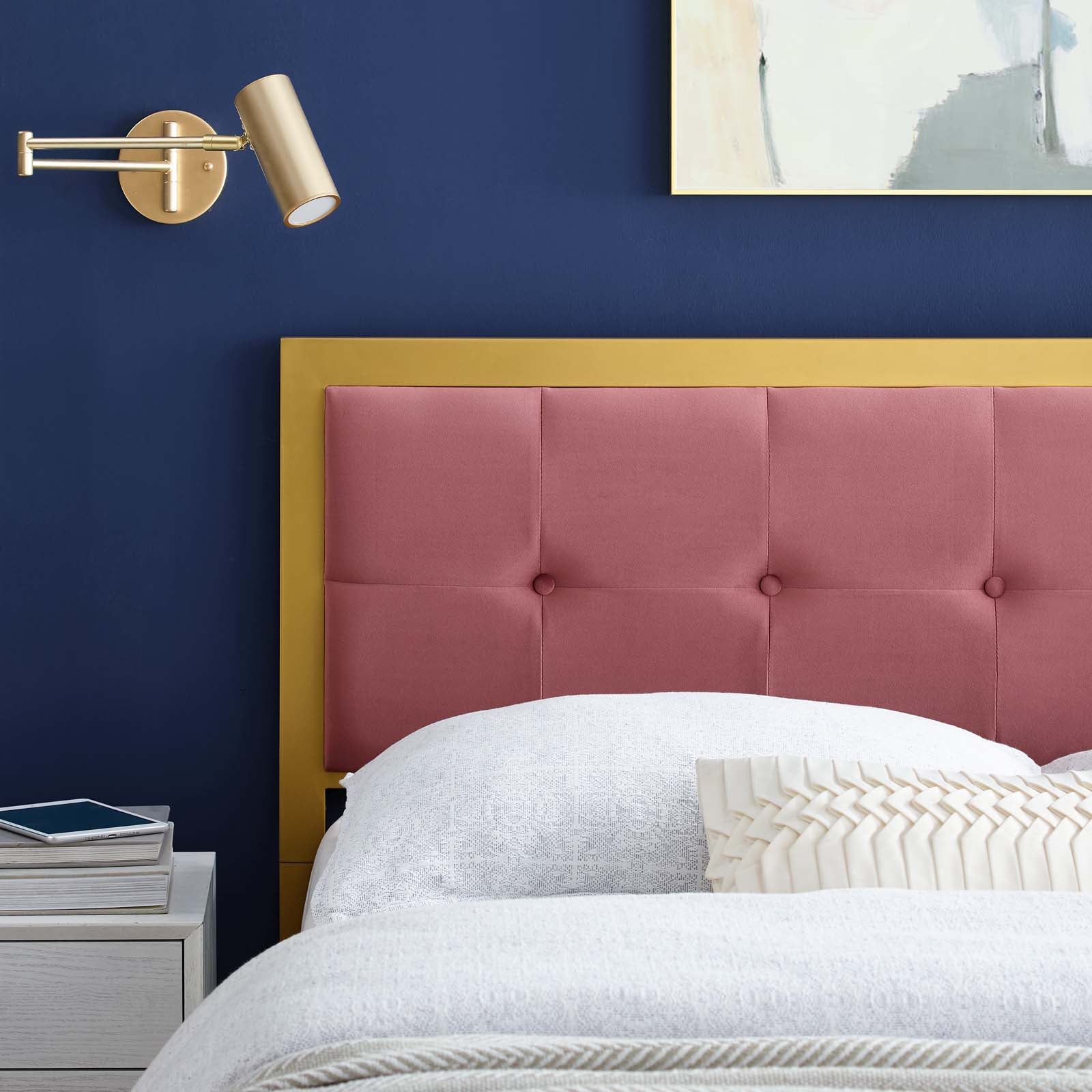 Teagan Tufted Performance Velvet King Headboard by Modway