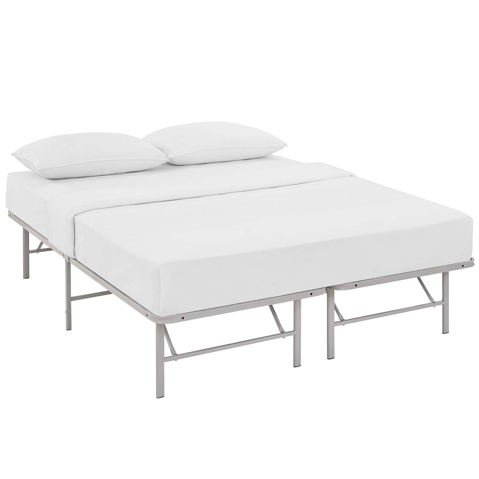 Horizon Stainless Steel Queen Bed Frame by Modway