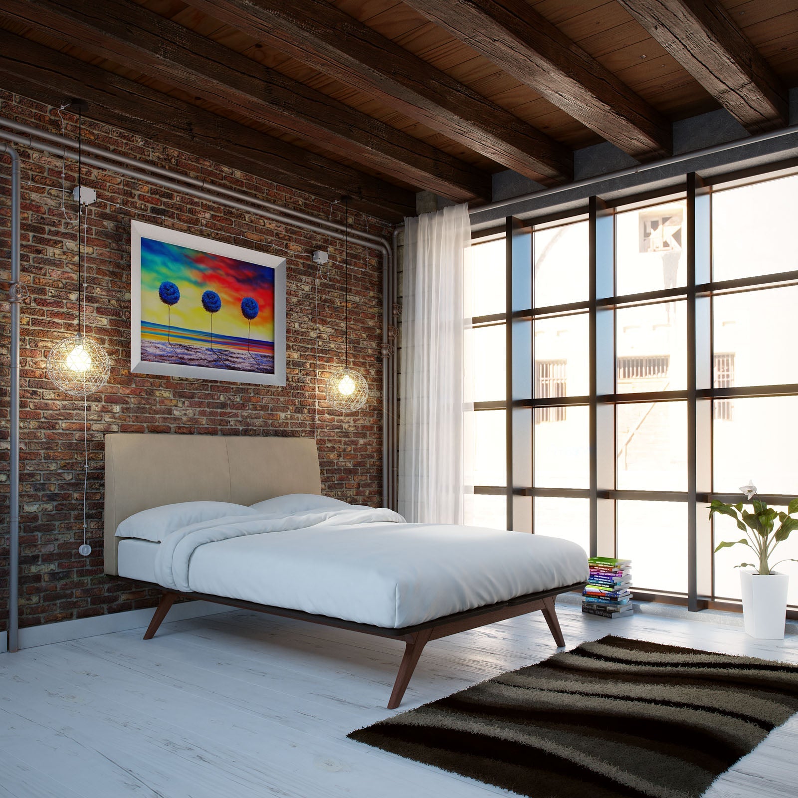 Tracy Queen Bed by Modway