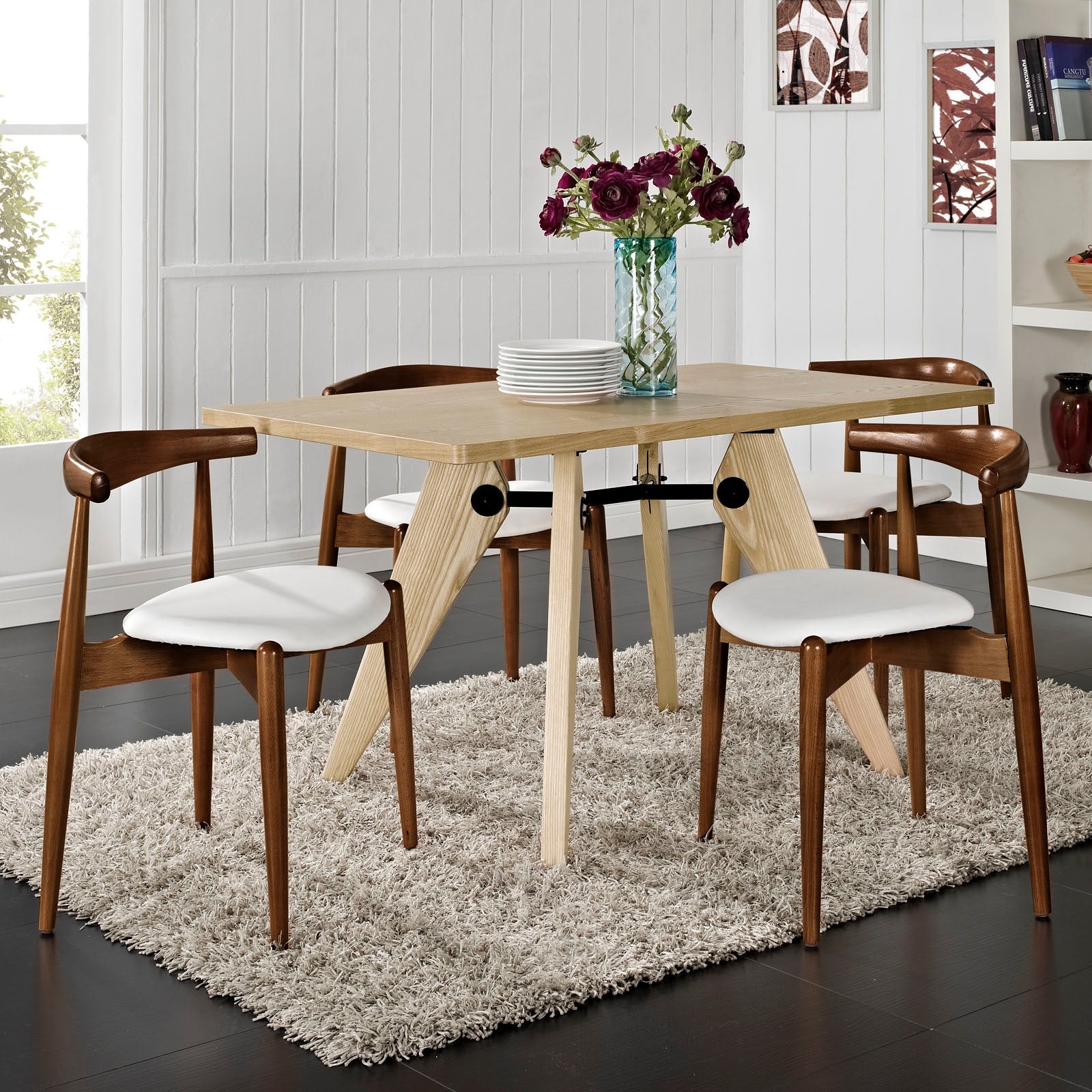 Stalwart Dining Side Chairs Set of 4 by Modway