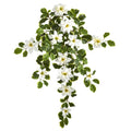 30" Poinsettia and Variegated Holly Artificial Plant (Set of 2) (Real Touch)