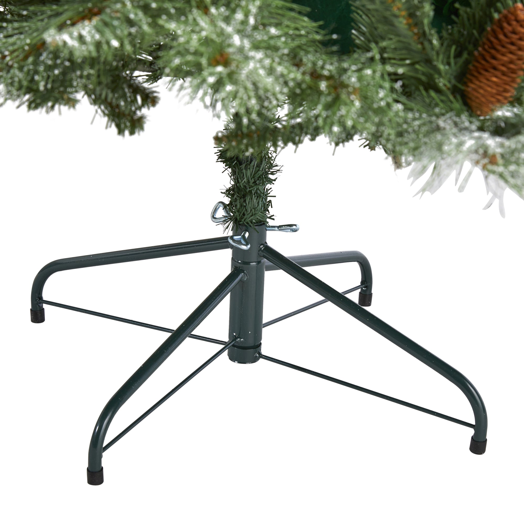 7' Snowed French Alps Mountain Pine Artificial Christmas Tree