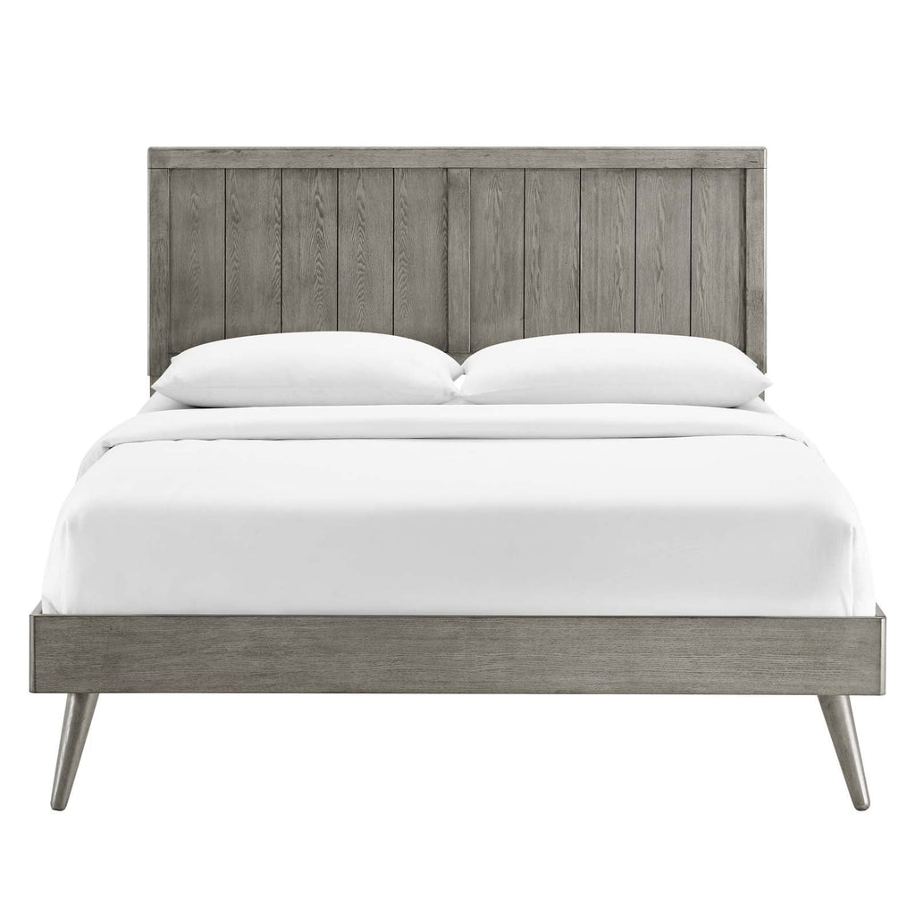 Alana Wood Twin Platform Bed With Splayed Legs by Modway