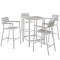 Maine 5 Piece Outdoor Patio Bar Set by Modway