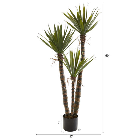 5' Yucca Artificial Tree