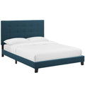 Melanie Tufted Button Upholstered Fabric Queen Platform Bed by Modway