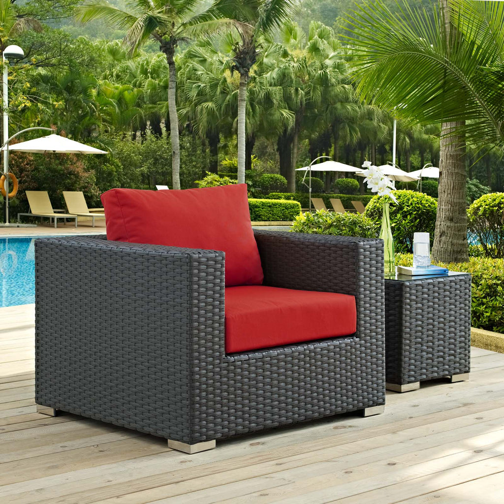 Sojourn Outdoor Patio Sunbrella¨ Armchair by Modway