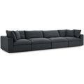 Commix 4 Piece Down Filled Overstuffed Sectional Sofa Set by Modway