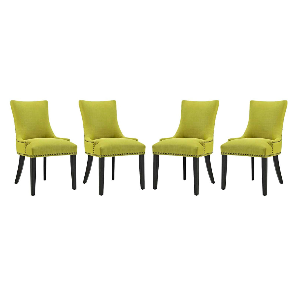 Marquis Fabric Dining Chair Set of 4 by Modway