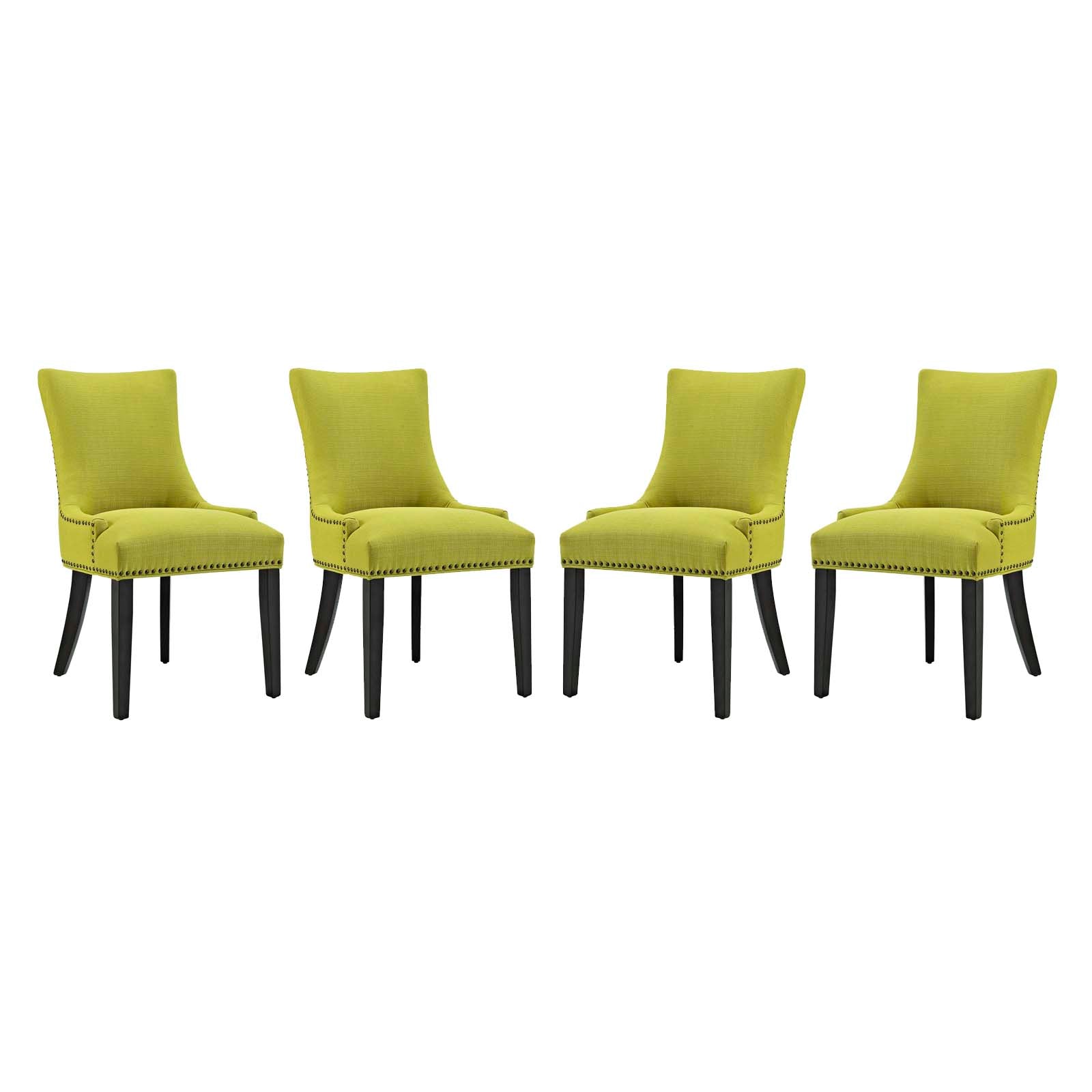 Marquis Fabric Dining Chair Set of 4 by Modway