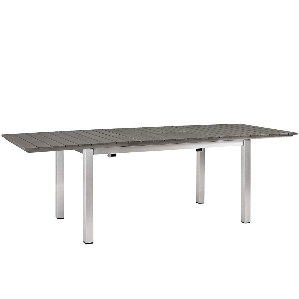 Shore 5 Piece Outdoor Patio Aluminum Dining Set by Modway