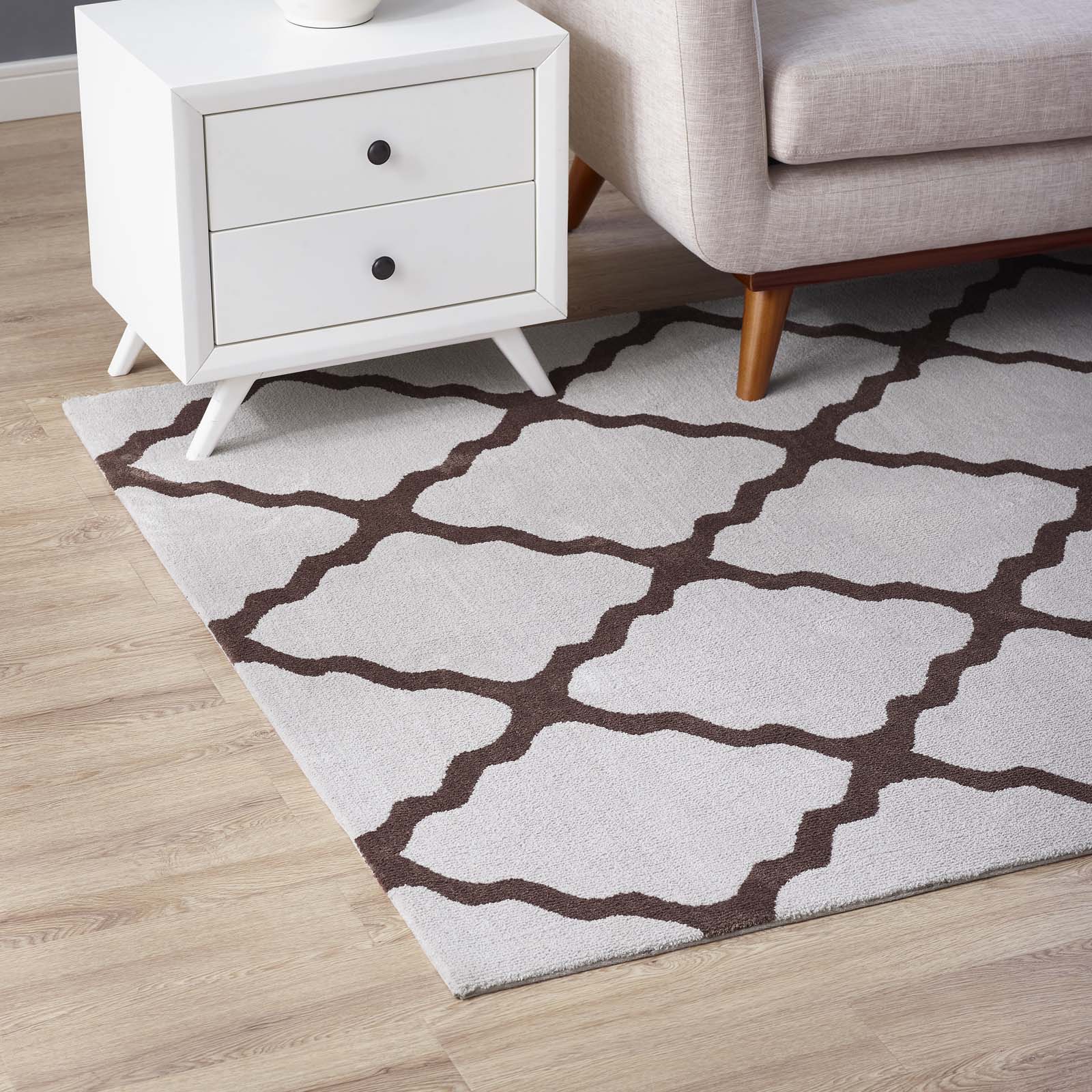 Marja Moroccan Trellis 8x10 Area Rug by Modway