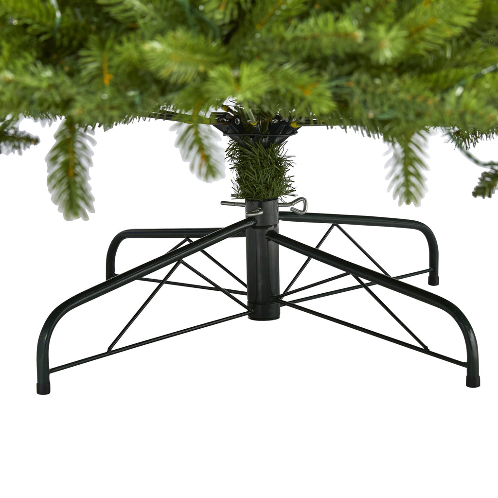 9' Sierra Spruce 'Natural Look' Artificial Christmas Tree w/ 1000 Clear LED