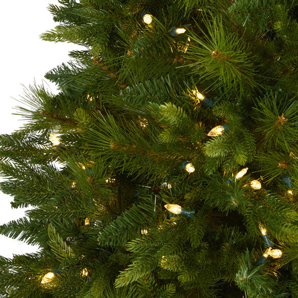 6' Hartford Fir Artificial Christmas Tree w/250 Warm (Multifunction LED Lights