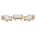 Upland 8 Piece Outdoor Patio Teak Set by Modway