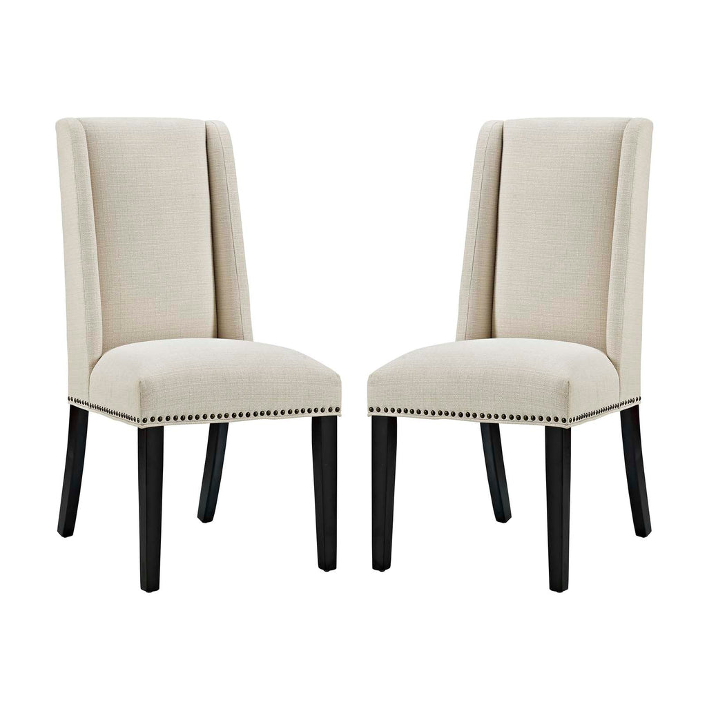 Baron Fabric Dining Chair Set of 2 by Modway