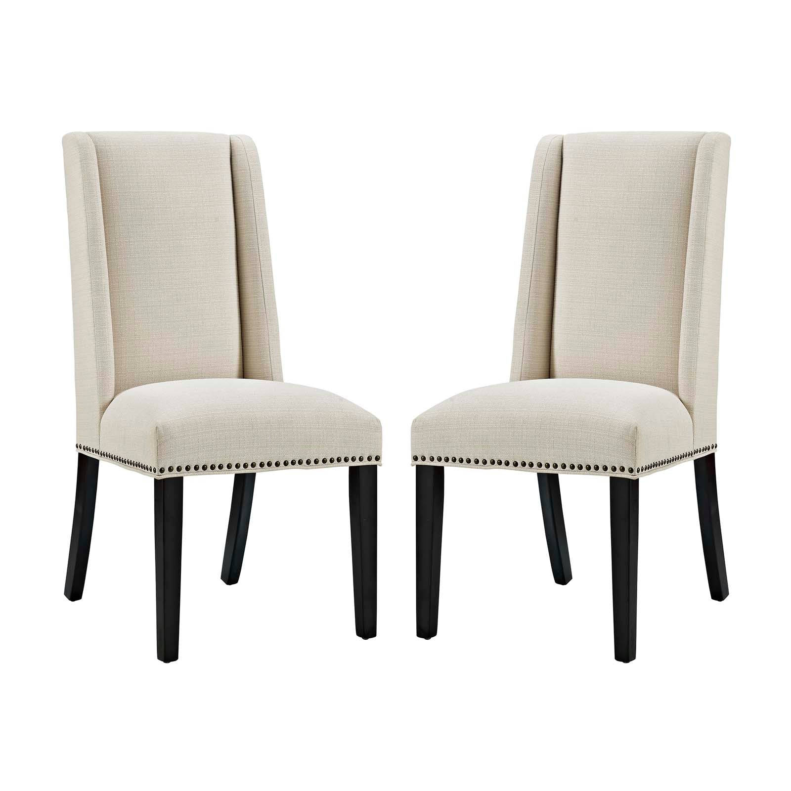 Baron Fabric Dining Chair Set of 2 by Modway