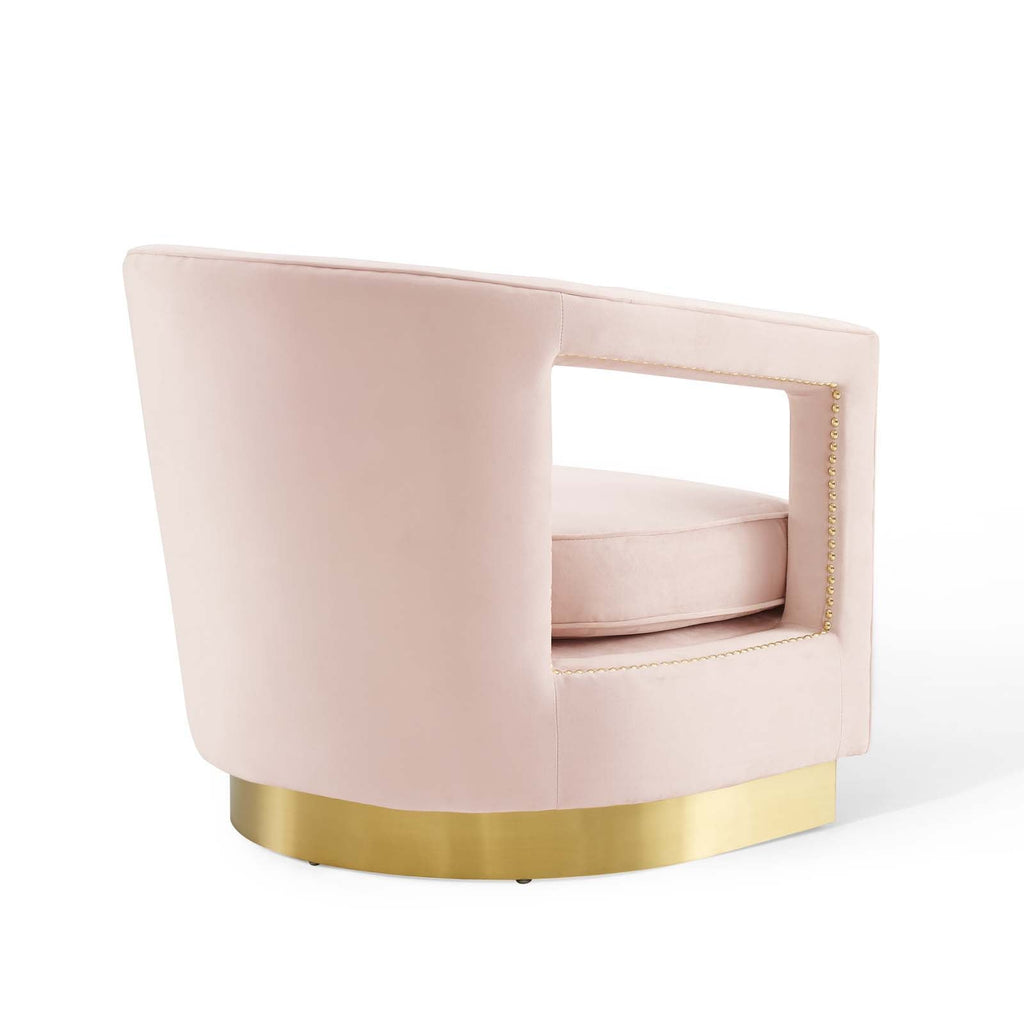 Frolick Performance Velvet Armchair by Modway