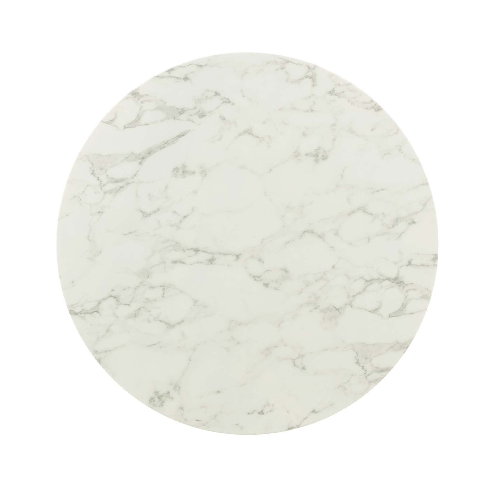 Lippa 40" Round Faux Marble Dining Table by Modway