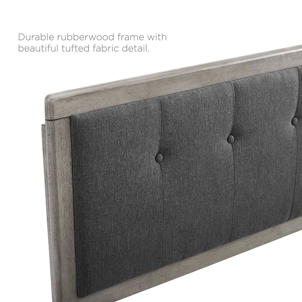 Draper Tufted Fabric and Wood Queen Headboard by Modway