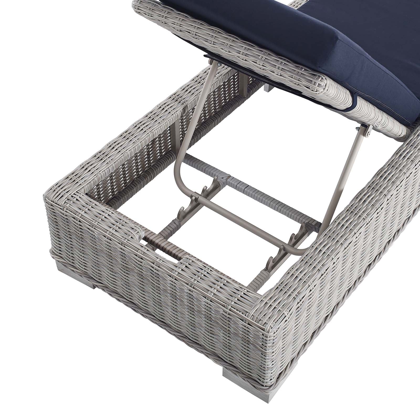 Conway Sunbrella¨ Outdoor Patio Wicker Rattan Chaise Lounge by Modway