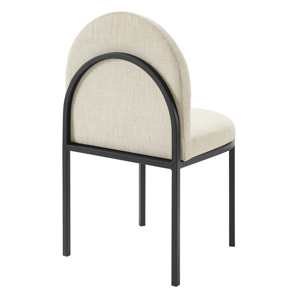 Isla Upholstered Fabric Dining Side Chair Set of 2 by Modway
