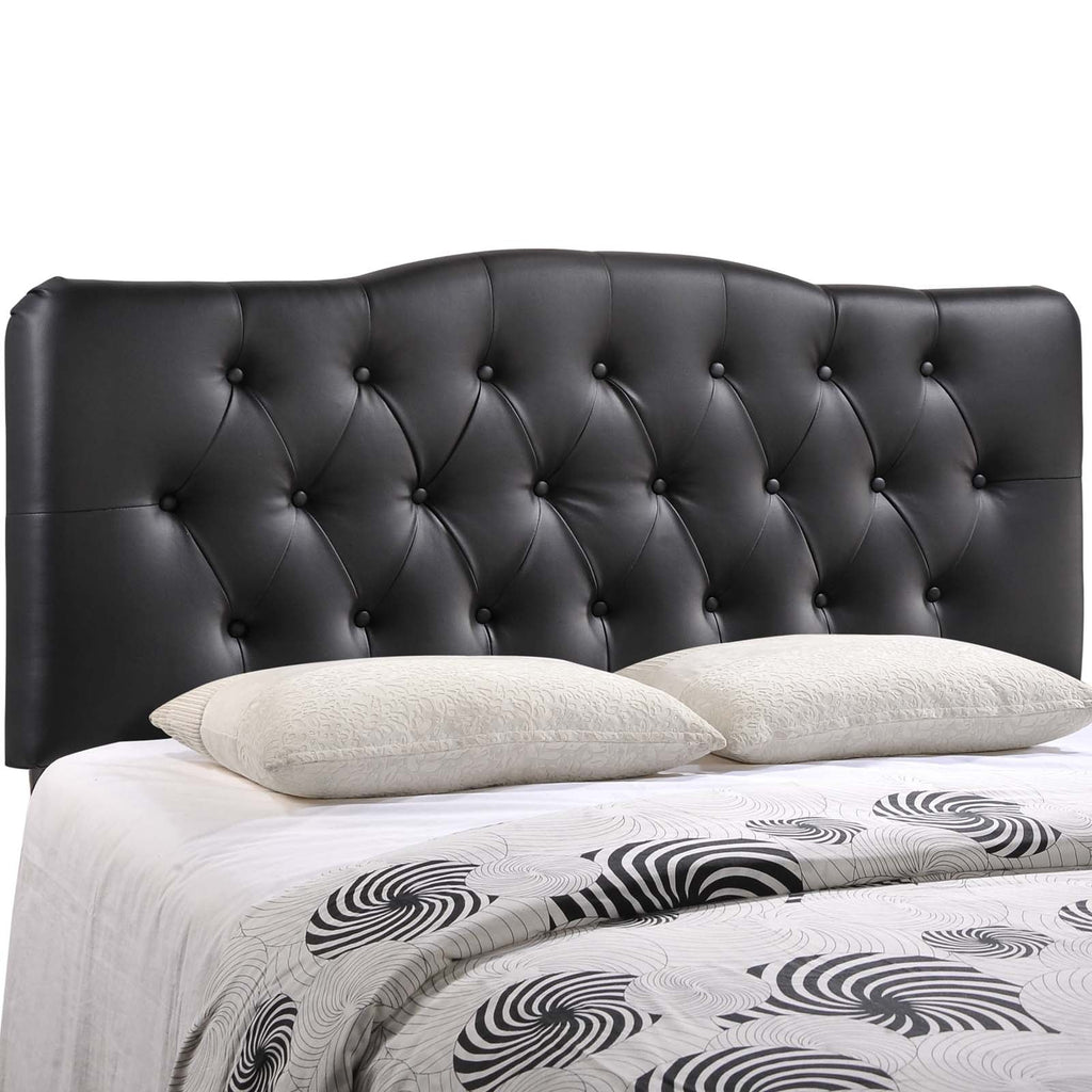 Annabel Upholstered Vinyl Queen Headboard by Modway