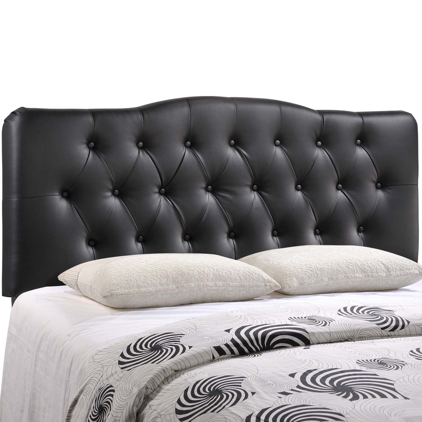 Annabel Upholstered Vinyl Queen Headboard by Modway