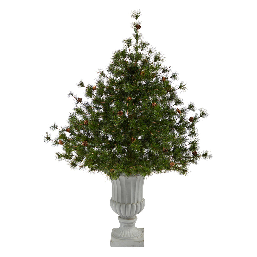 44' Colorado Mountain Pine Artificial Christmas Tree w/ 50 Clear Lights