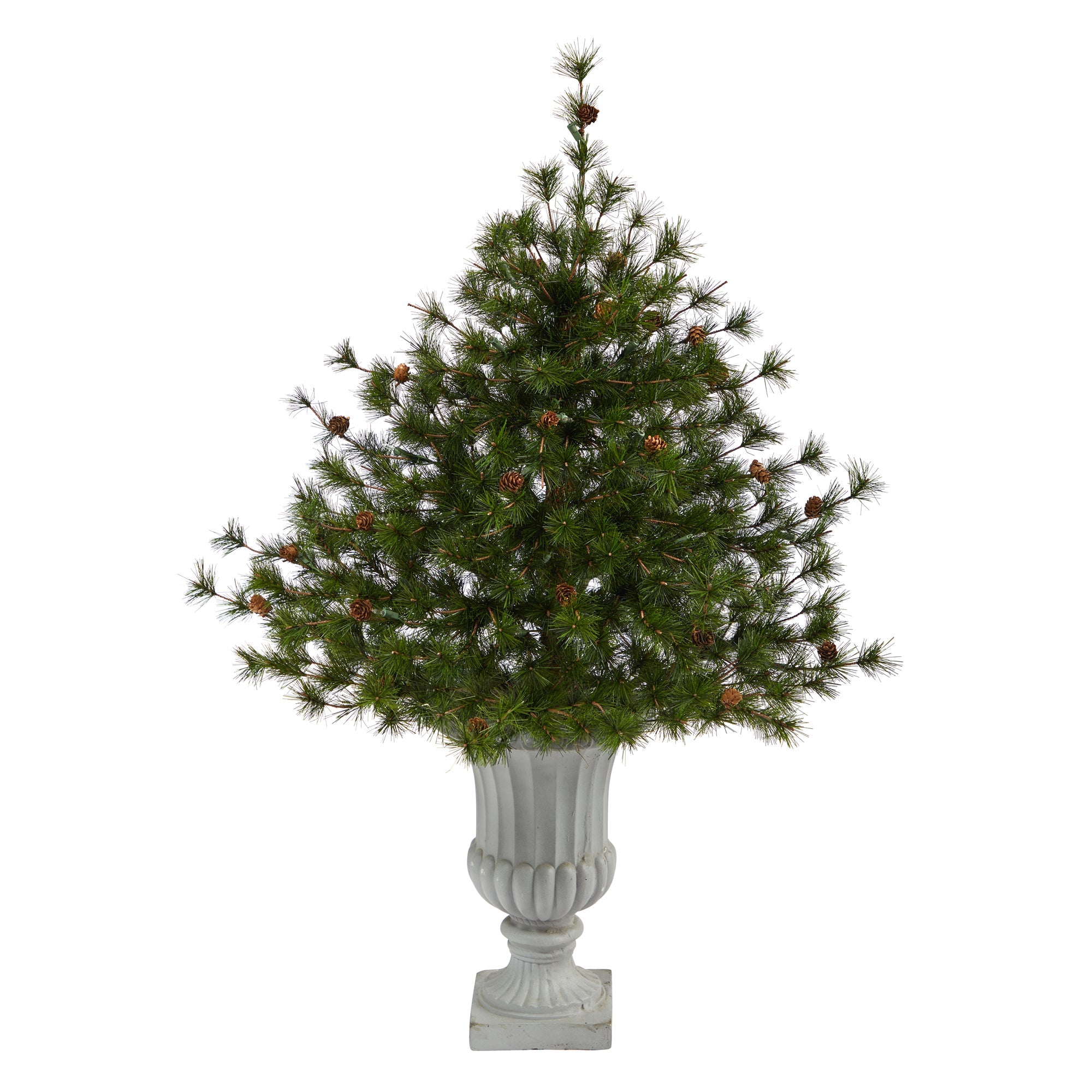 44' Colorado Mountain Pine Artificial Christmas Tree w/ 50 Clear Lights