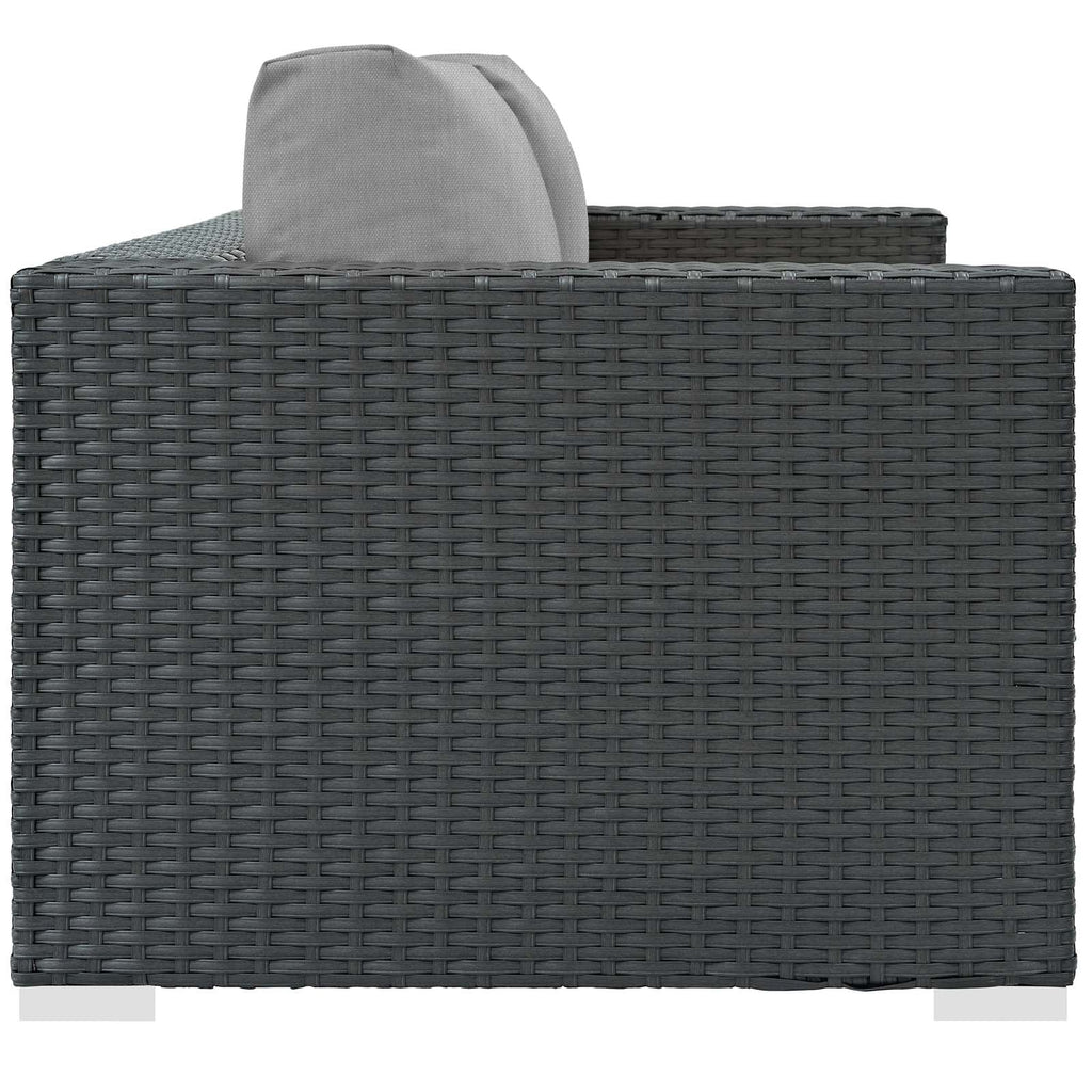Sojourn Outdoor Patio Sunbrella¨ Loveseat by Modway