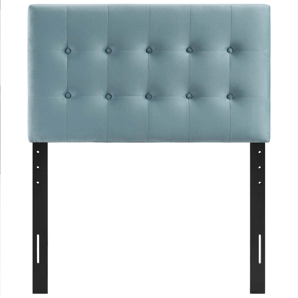 Emily Biscuit Tufted Performance Velvet Twin Headboard by Modway