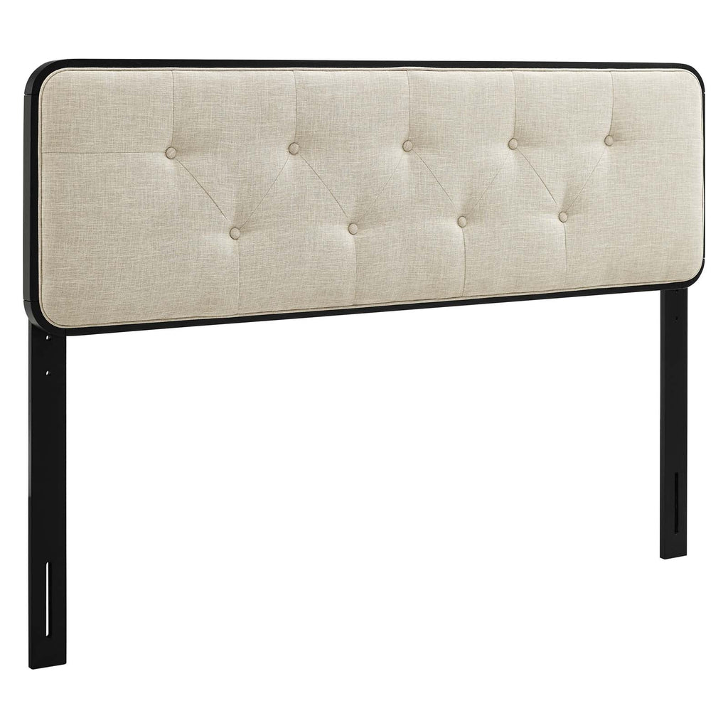 Collins Tufted Fabric and Wood Queen Headboard by Modway