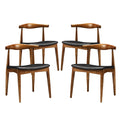 Tracy Wood Dining Chairs Set of 4 by Modway