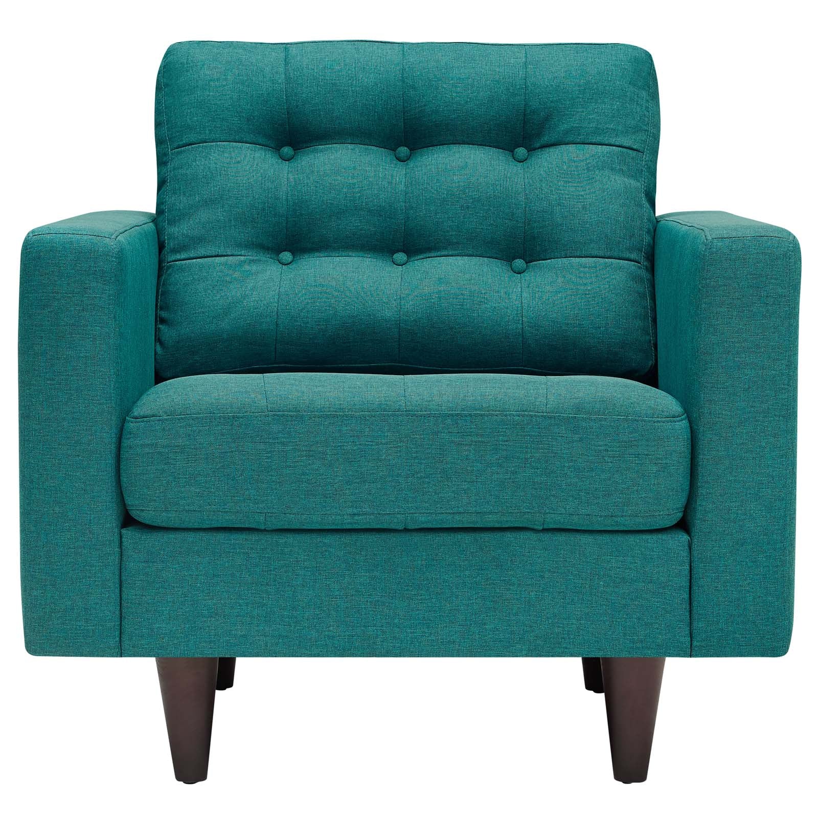 Empress Upholstered Fabric Armchair Set of 2 by Modway