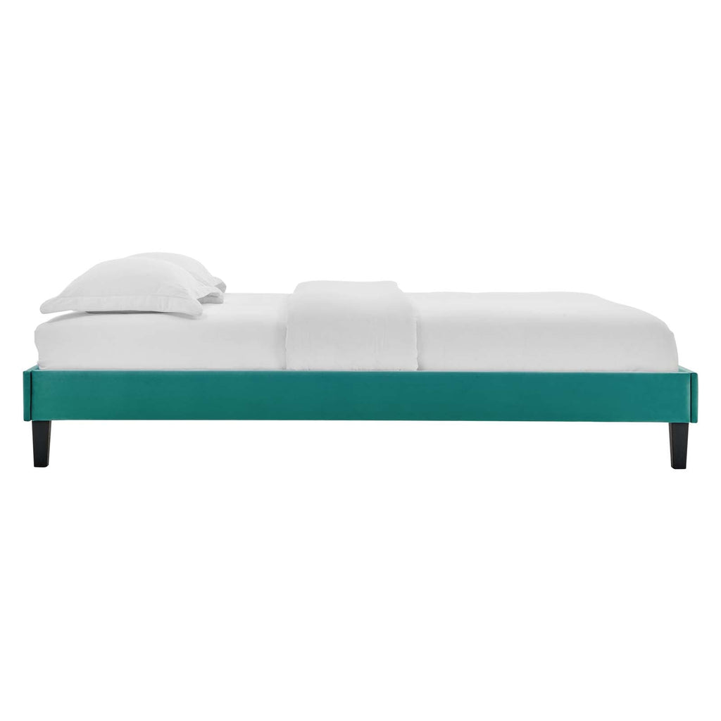 Elise Performance Velvet King Platform Bed by Modway