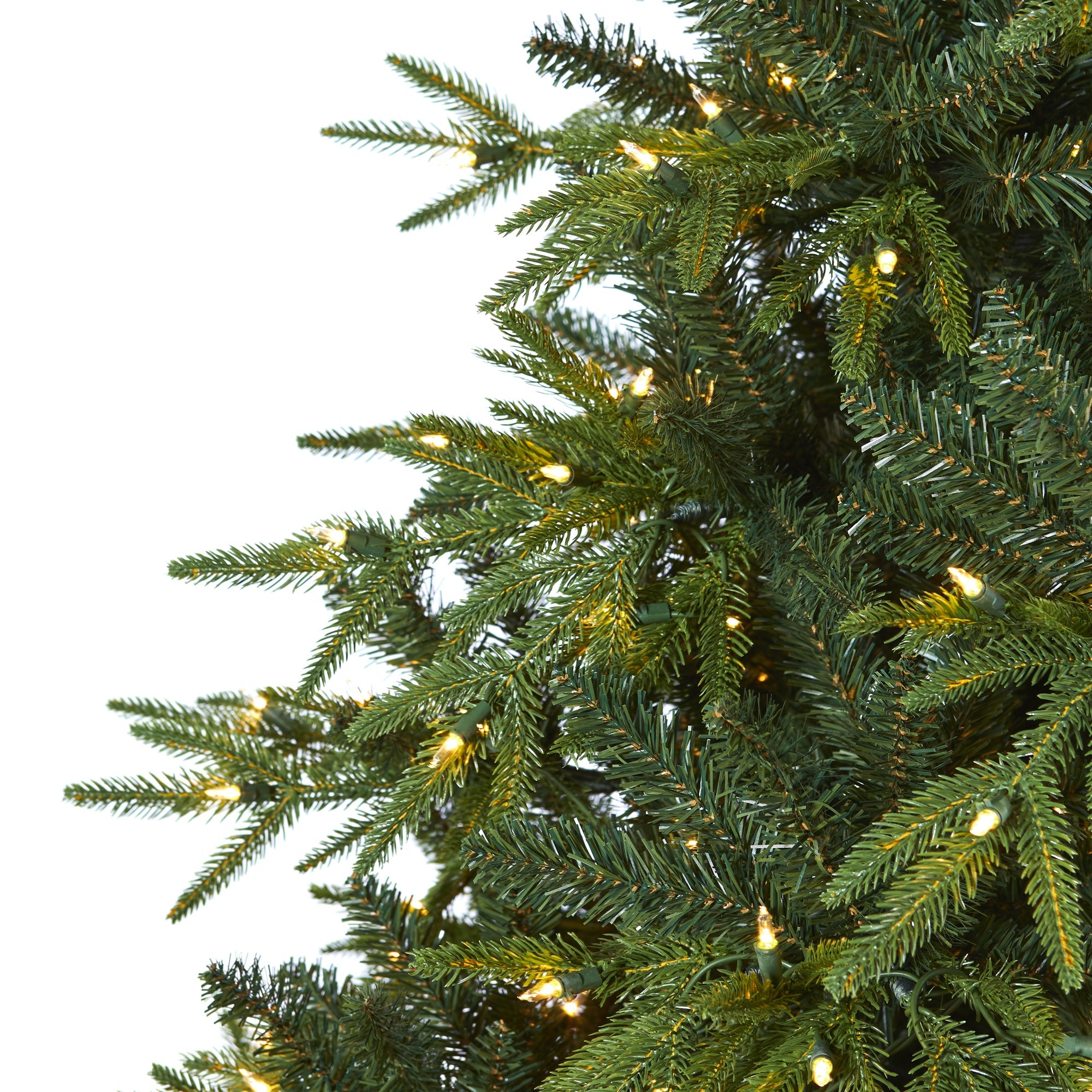7.5' Colorado Mountain Fir 'Natural Look' Artificial Christmas Tree w/ 600 LED
