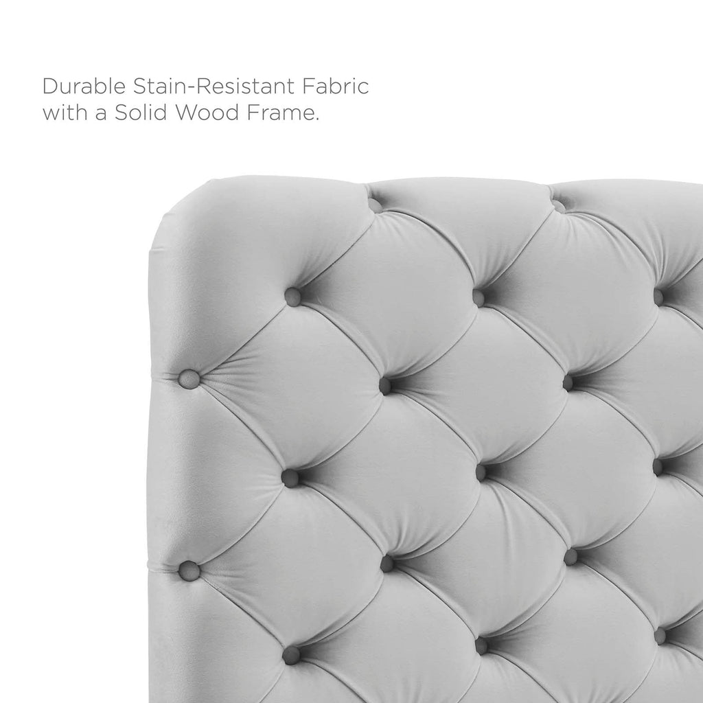 Lizzy Tufted Performance Velvet Full/QueenHeadboard by Modway